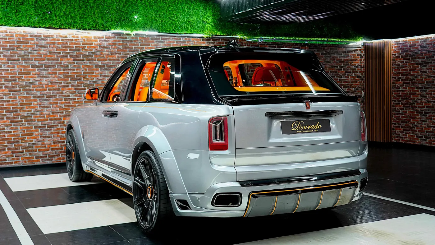 Premium Rolls-Royce Cullinan Black Badge Novitec Spofec Kit showcased in Dubai showroom