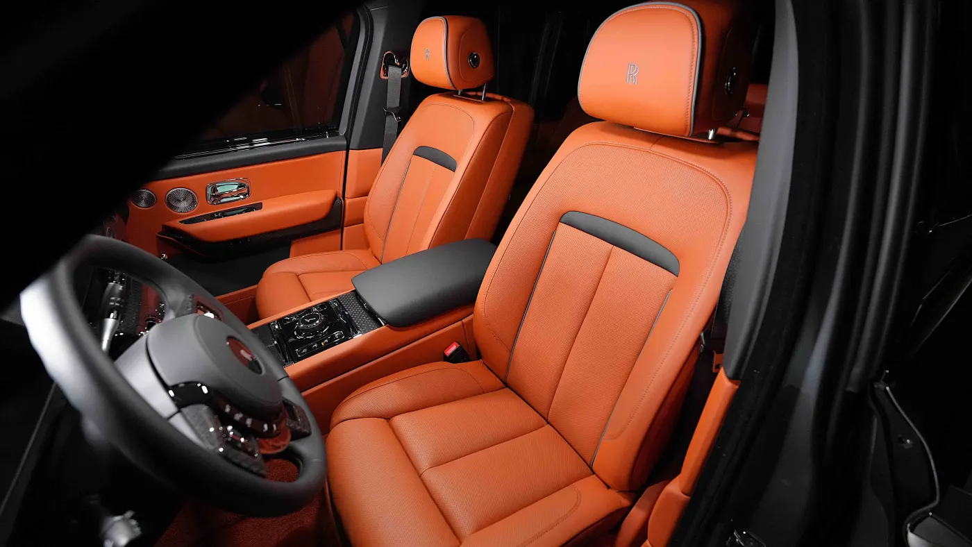 Premium Rolls-Royce Cullinan Black Badge by Onyx Concept showcased in Dubai showroom
