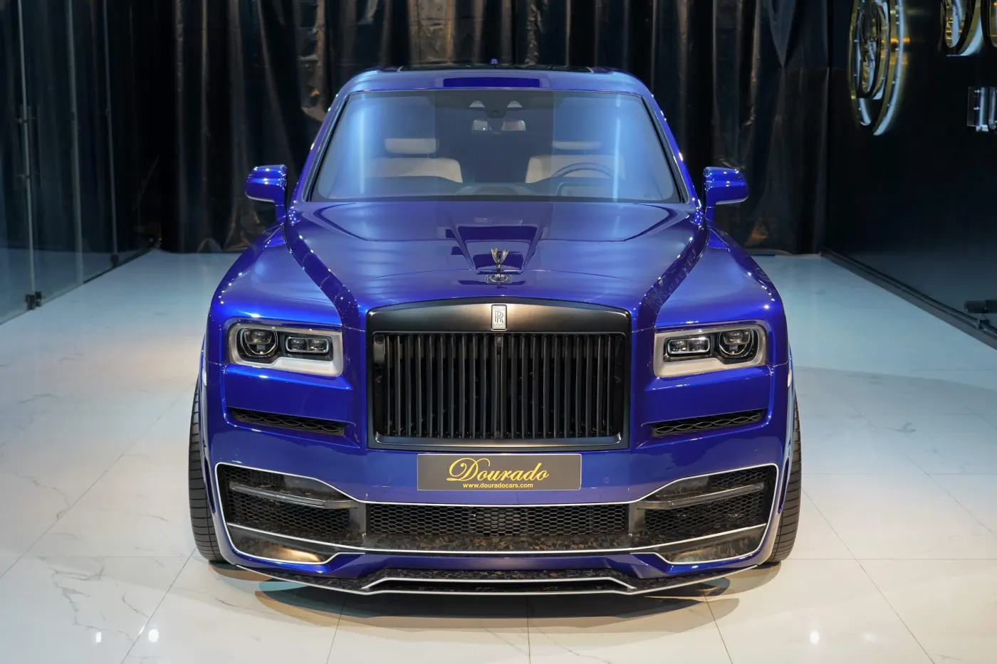 Find Rolls-Royce Cullinan by Onyx Concept Deep Salamanca Blue at Dourado Luxury Car flagship showroom located in Dubai