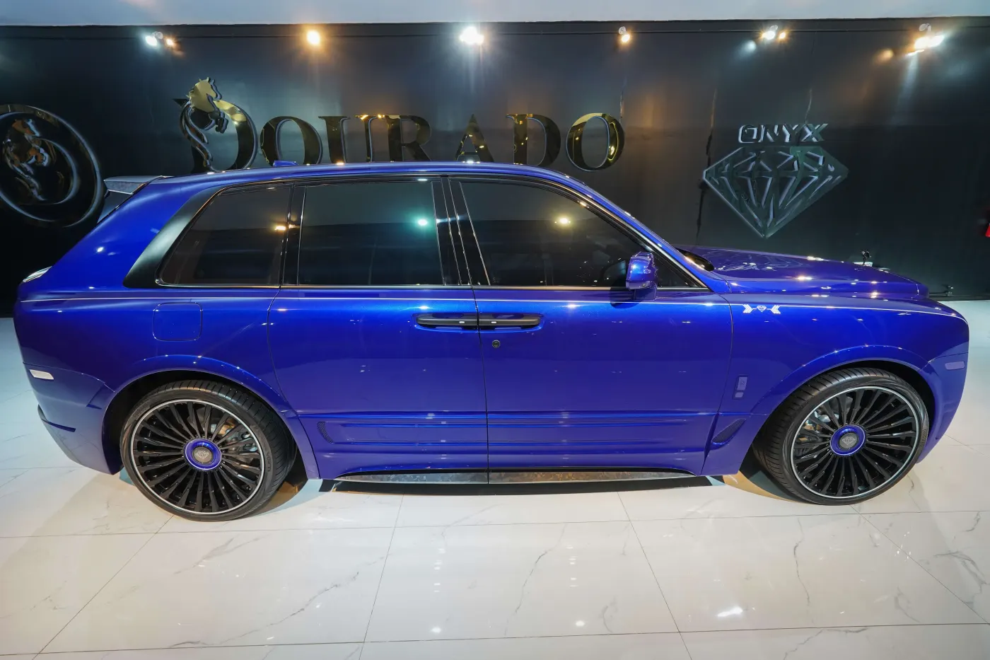 Purchase Rolls-Royce Cullinan by Onyx Concept Deep Salamanca Blue premium custom performance SUV in the UAE