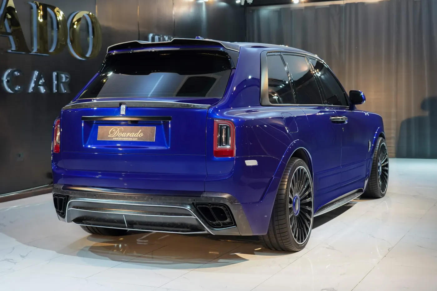 Precision-engineered Rolls-Royce Cullinan by Onyx Concept Deep Salamanca Blue crafted for automotive connoisseurs and purists