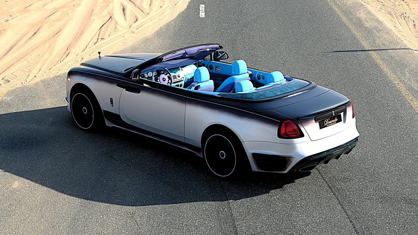 Premium Rolls-Royce Dawn by Onyx Concept 1 of 1 showcased in Dubai showroom
