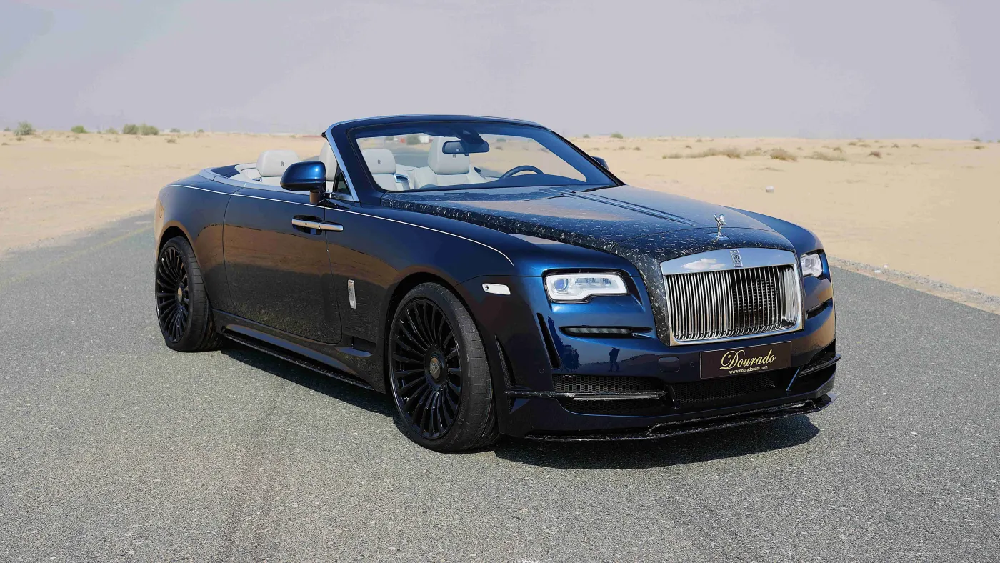 Premium Rolls-Royce Dawn by Onyx Concept showcased in Dubai showroom