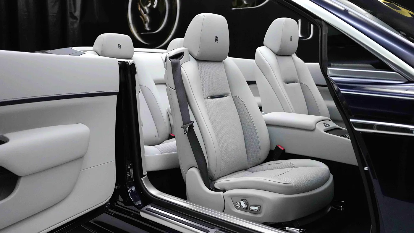 Premium Rolls-Royce Dawn by Onyx Concept showcased in Dubai showroom