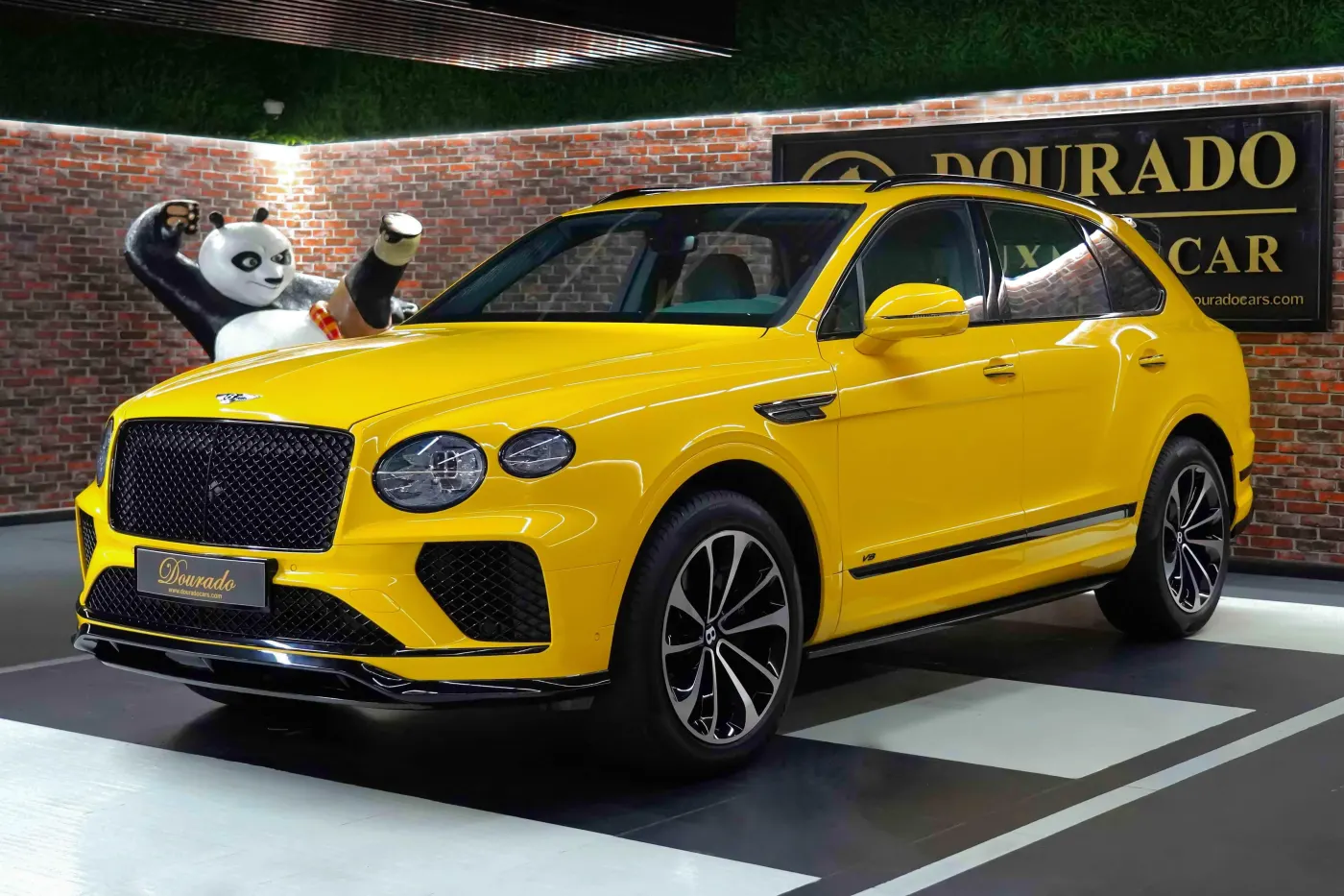 Bentley Bentayga sophisticated luxury car in Dubai showroom