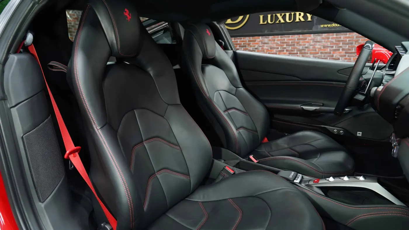 Discover Ferrari 488 GTB premium automobile in Dubai showroom