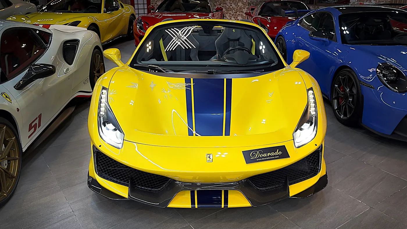 Ferrari 488 Pista exclusive performance car available in UAE