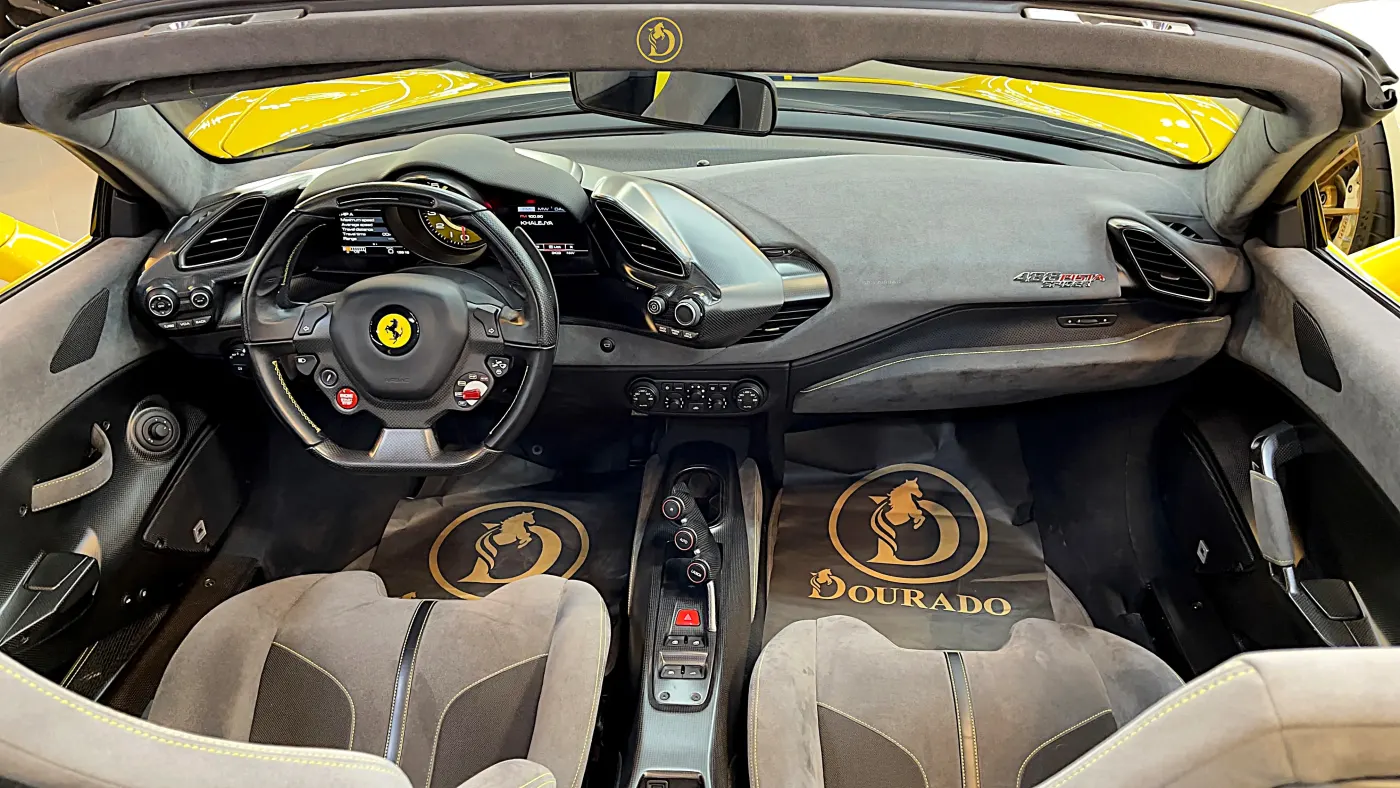Ferrari 488 Pista luxury sports car with track-inspired performance