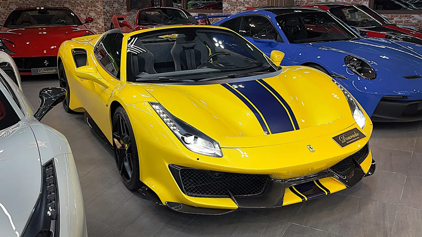Explore Ferrari 488 Pista available for sale in Dubai UAE