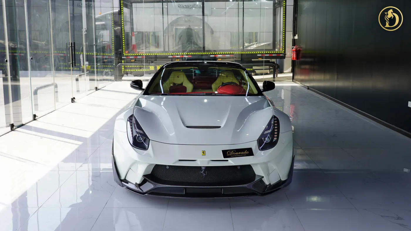 Ferrari F12 Berlinetta iconic exotic automobile available in Dubai