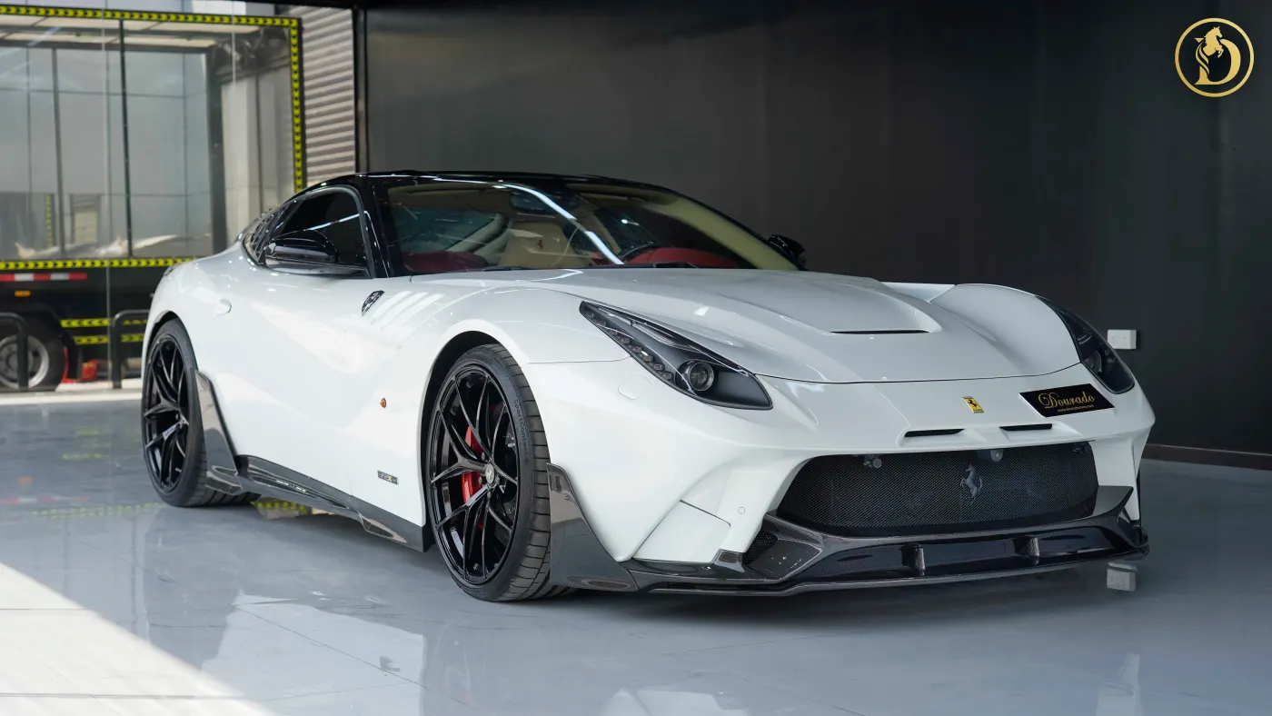 Own Ferrari F12 Berlinetta Onyx F2X rare automobile in Dubai