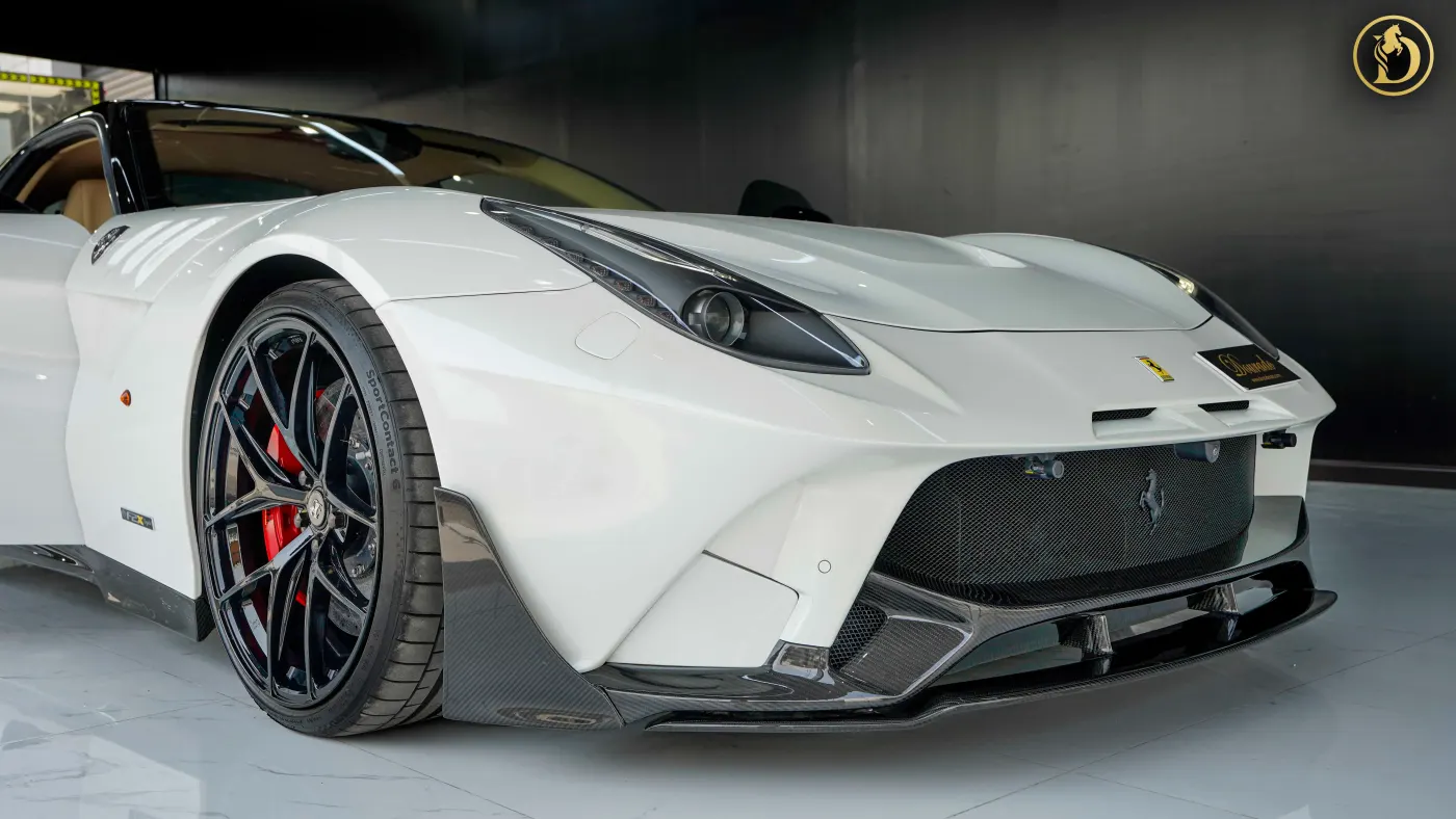 Ferrari F12 Berlinetta rare exotic vehicle from Dubai showroom