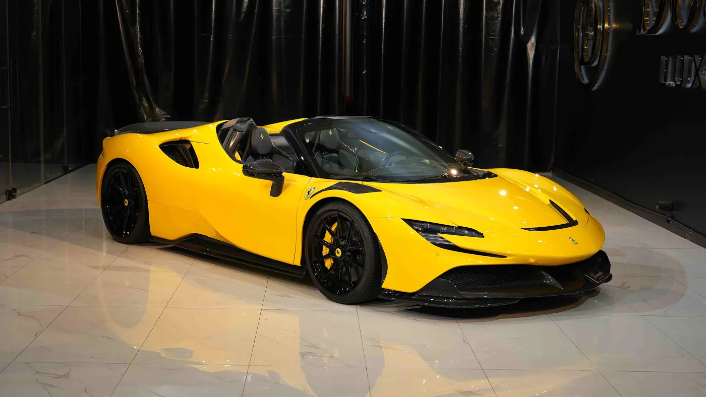 Own Ferrari SF90 Spider collectible supercar in Dubai UAE