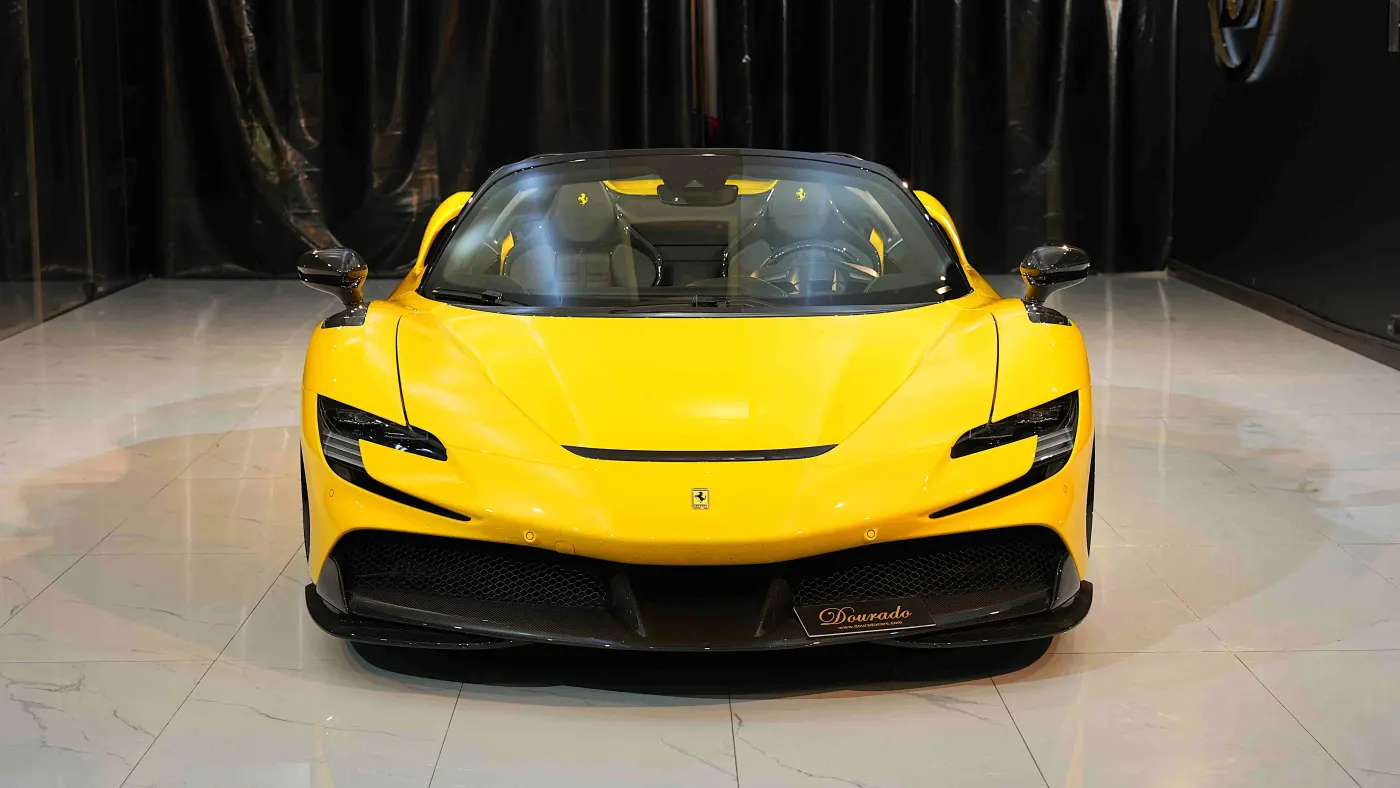 Ferrari SF90 Spider high-end exotic automobile for luxury buyers