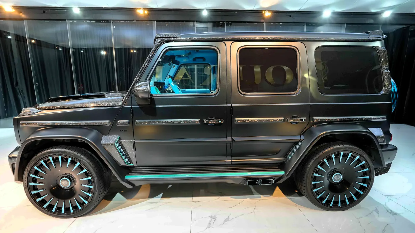 G7X Keeva by Onyx Concept premium vehicle showcased in UAE showroom