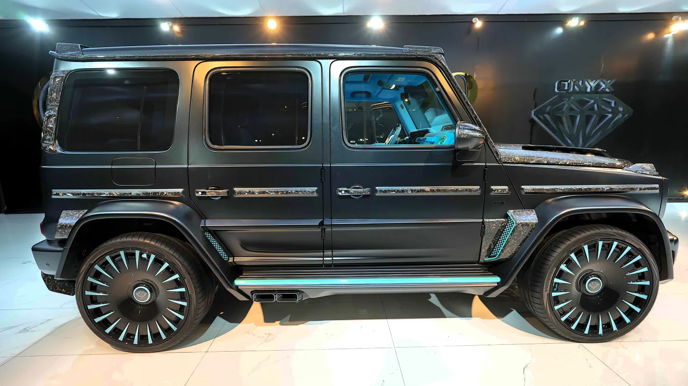 Find G7X Keeva by Onyx Concept at a luxury car showroom in Dubai