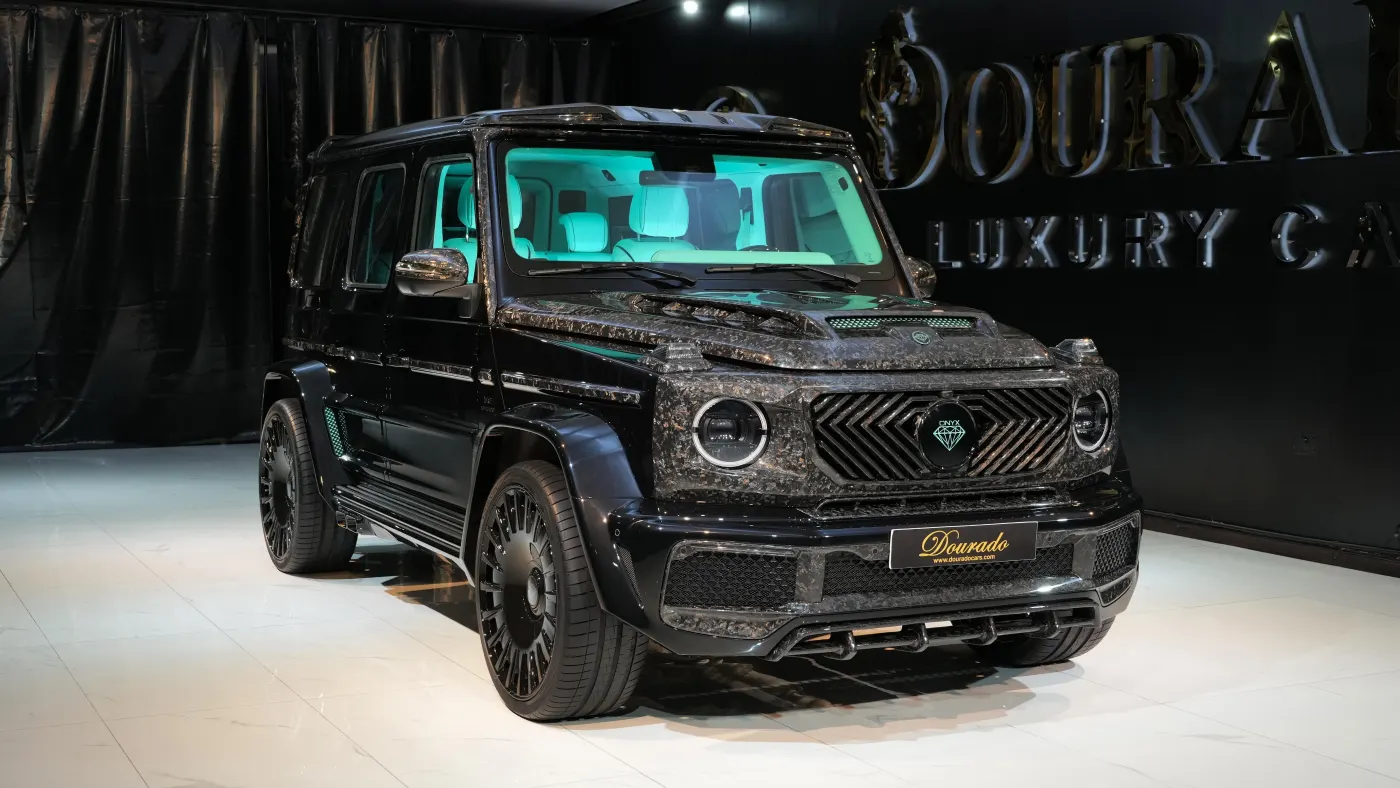 G8X ONYX Concept performance vehicle showcased in UAE showroom