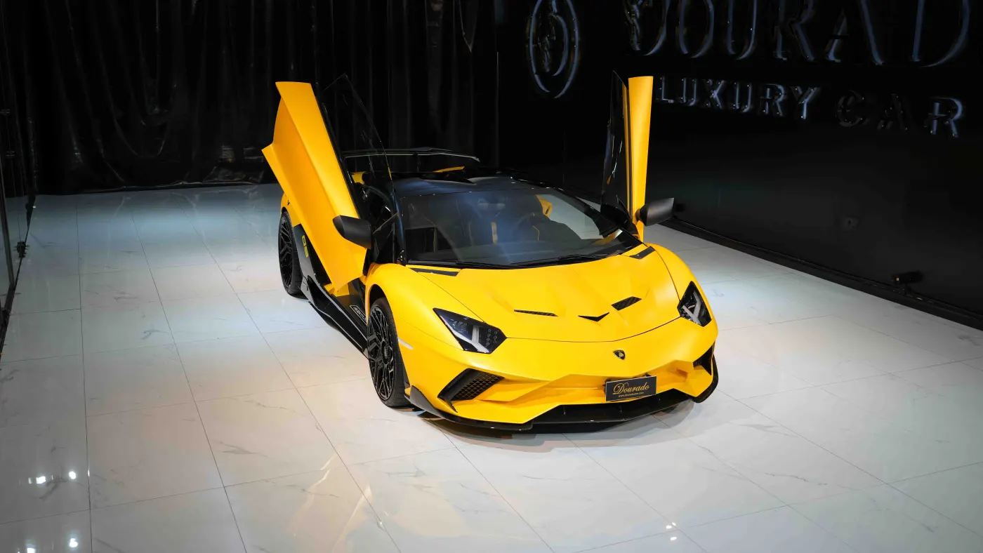 Purchase Lamborghini Aventador SV Roadster exclusive automobile from Dubai showroom