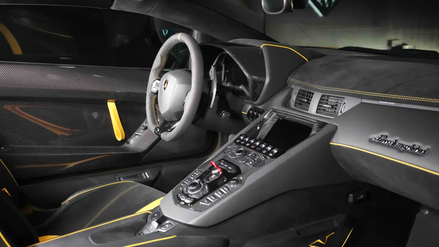 Lamborghini Aventador SV Roadster rare exotic vehicle for luxury buyers