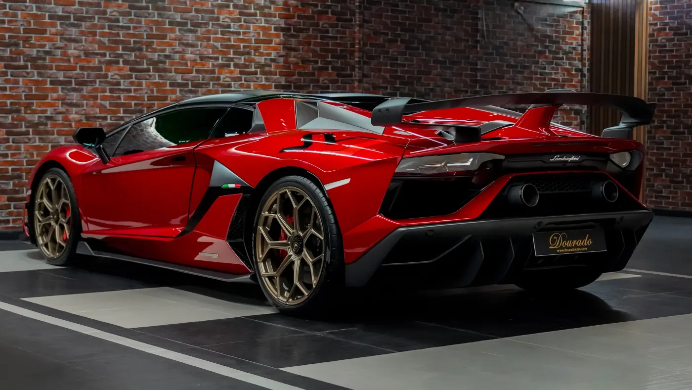 Lamborghini Aventador SVJ Roadster exotic supercar available for purchase