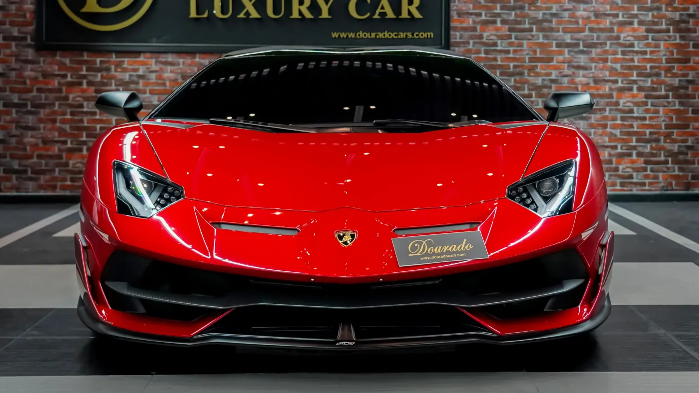 Discover Lamborghini Aventador SVJ Roadster exclusive supercar in UAE
