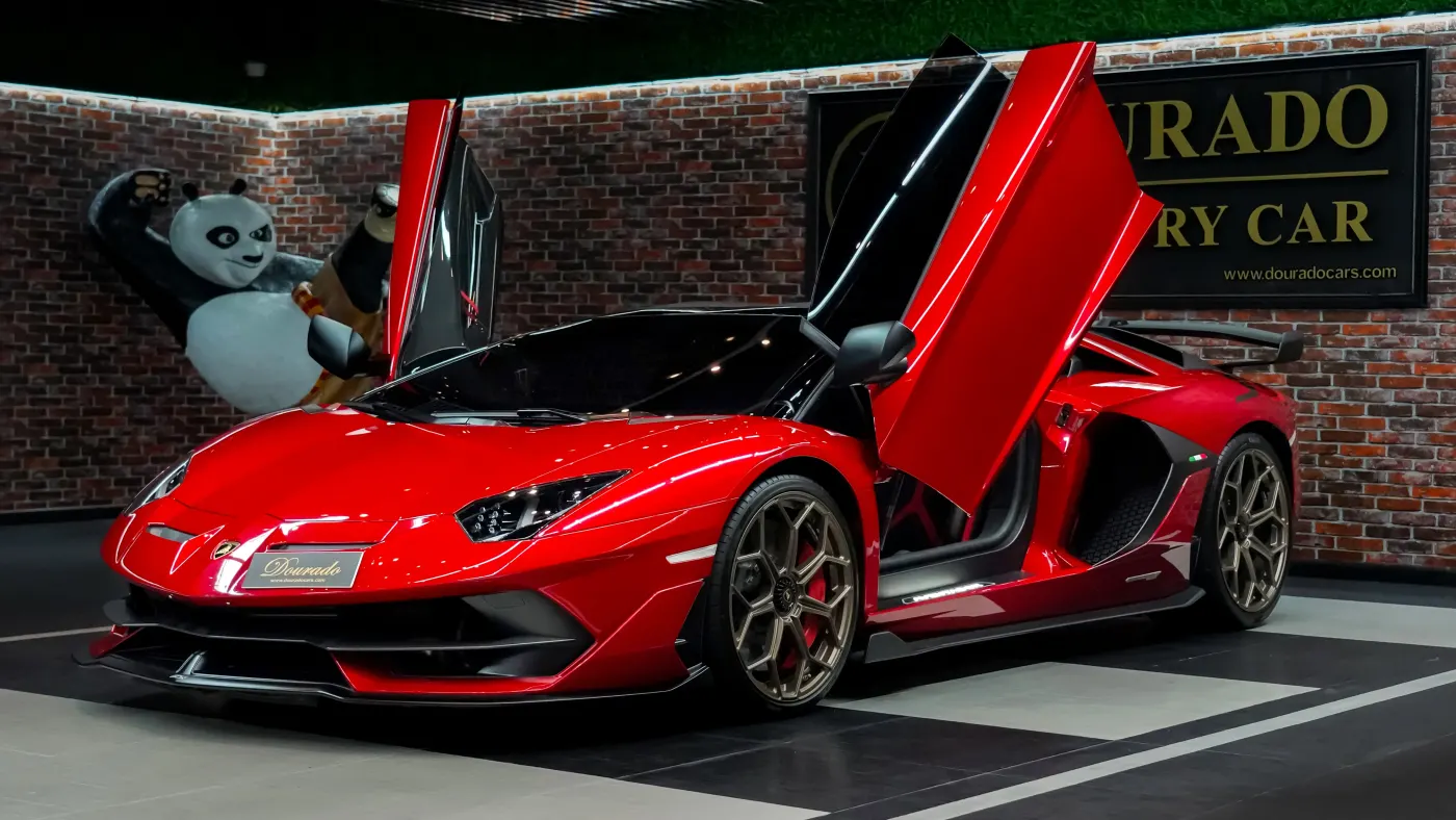 Lamborghini Aventador SVJ Roadster high-end exotic car collection Dubai