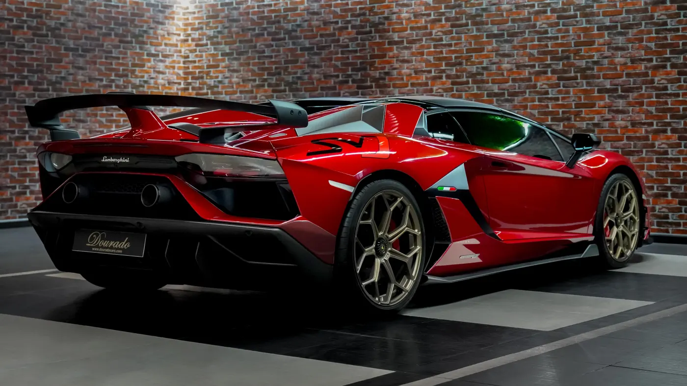 Own Lamborghini Aventador SVJ Roadster premium supercar in Dubai