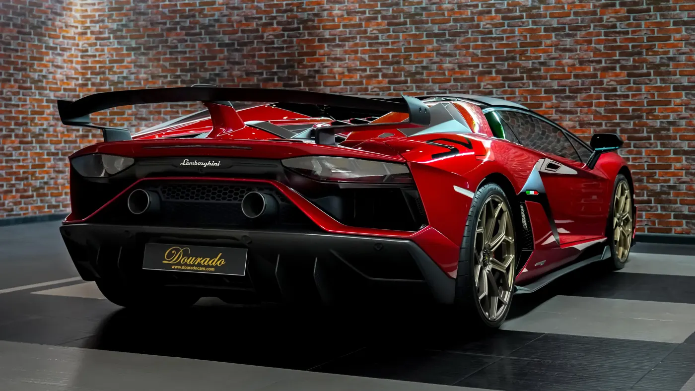 Lamborghini Aventador SVJ Roadster exclusive automobile for sale UAE
