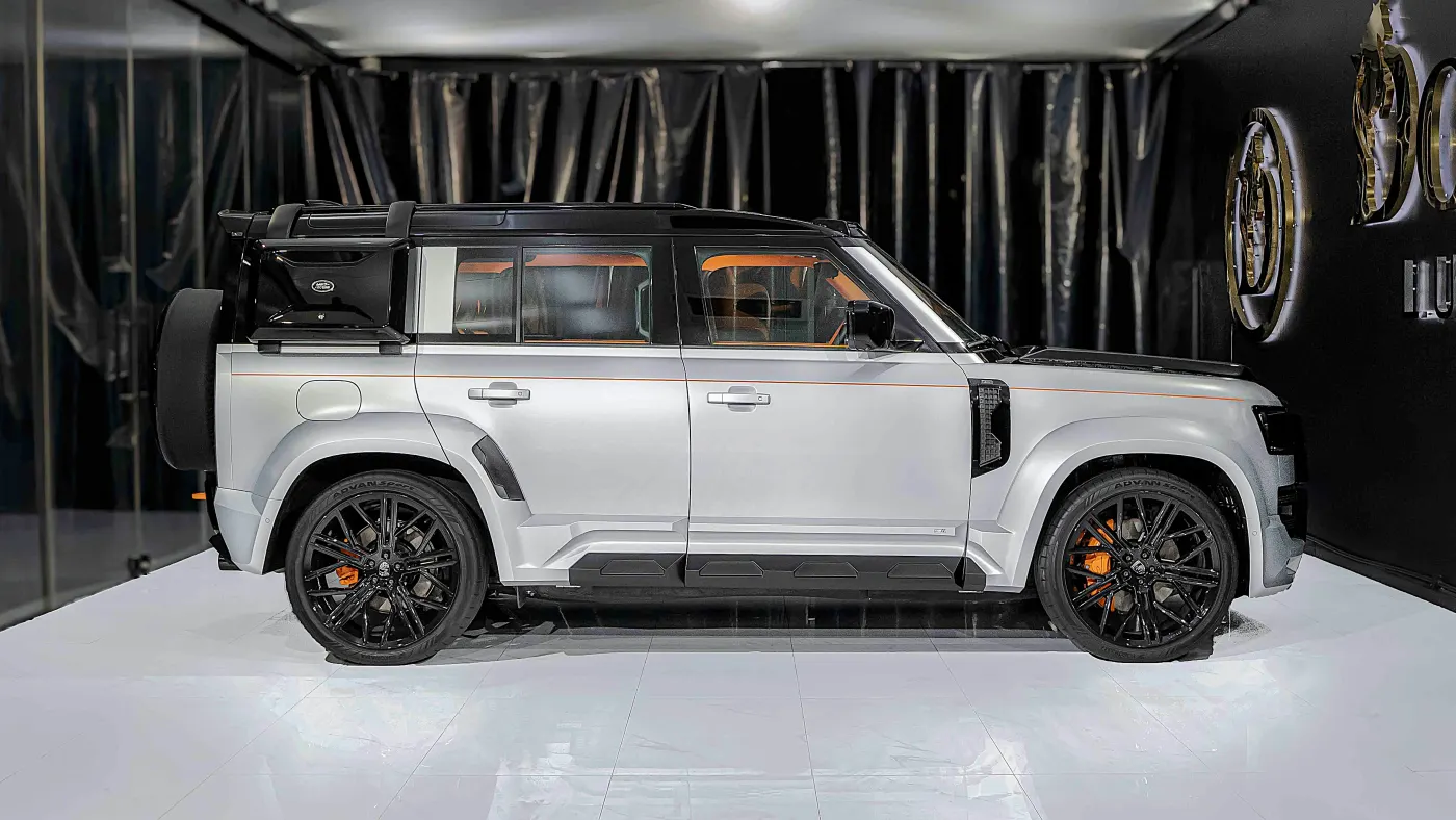 Discover Land Rover Defender 110 rare custom vehicle available for sale
