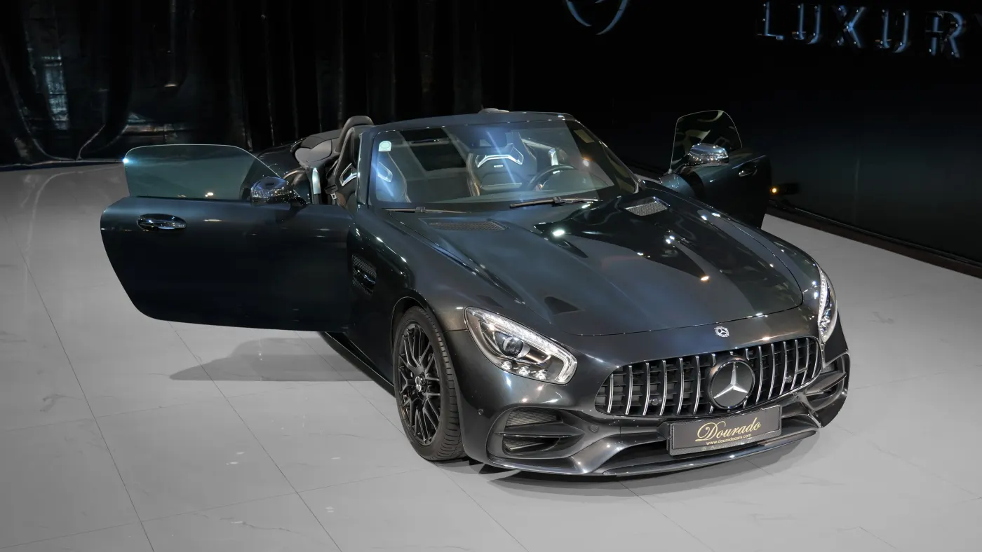 Mercedes-Benz AMG GT C Roadster exclusive vehicle showcased in Dubai