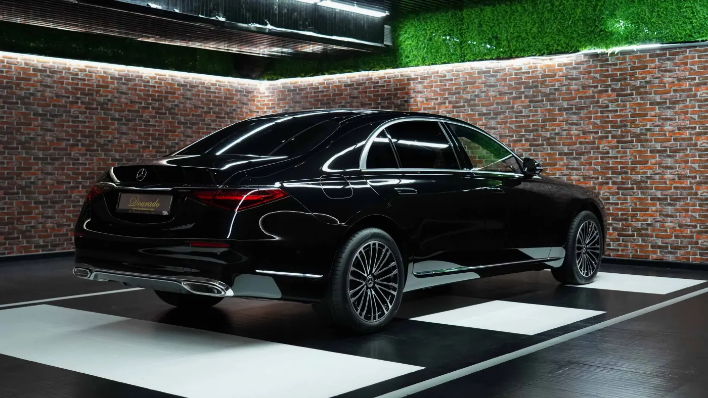 Mercedes-Benz S 580 exclusive premium car showcased in Dubai