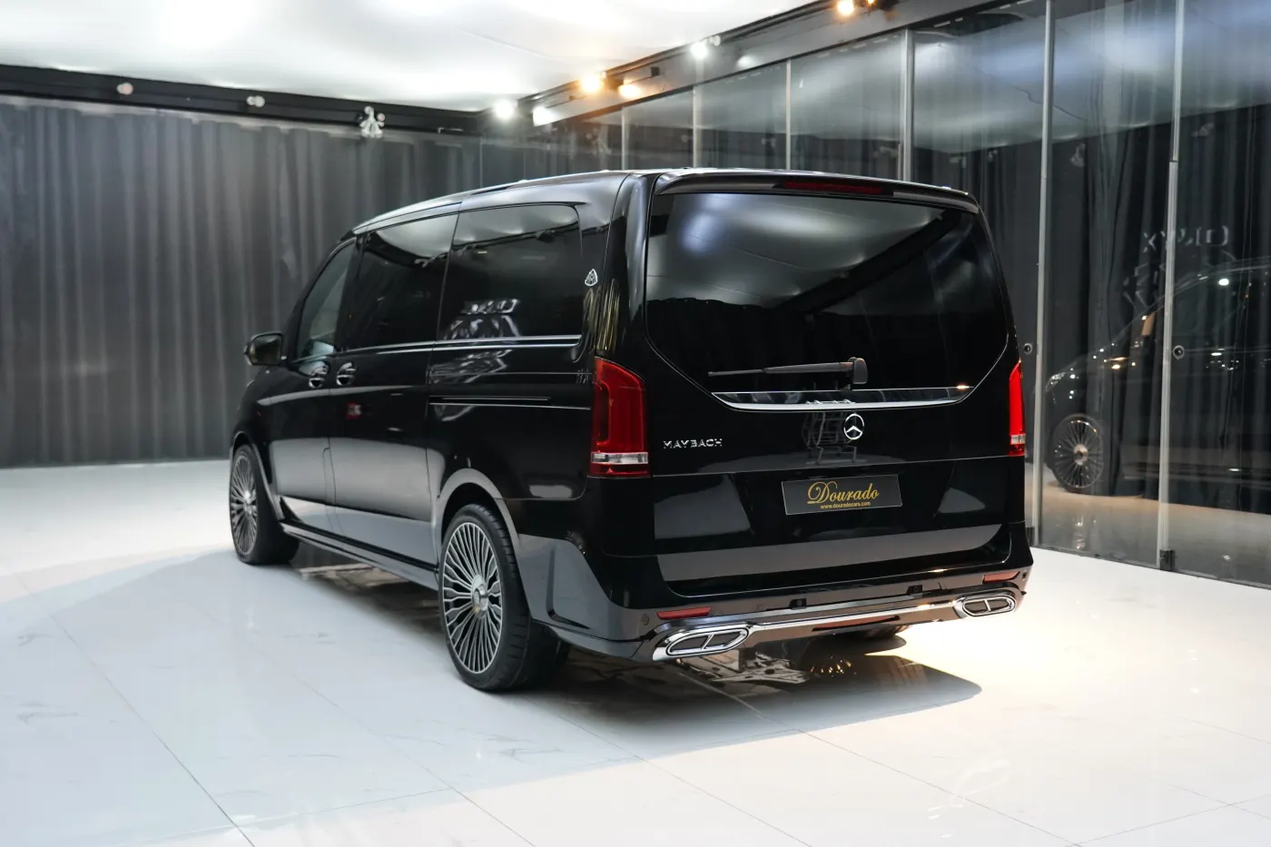 Mercedes-Benz V250D Maybach Kit luxury automobile showcased in Dubai