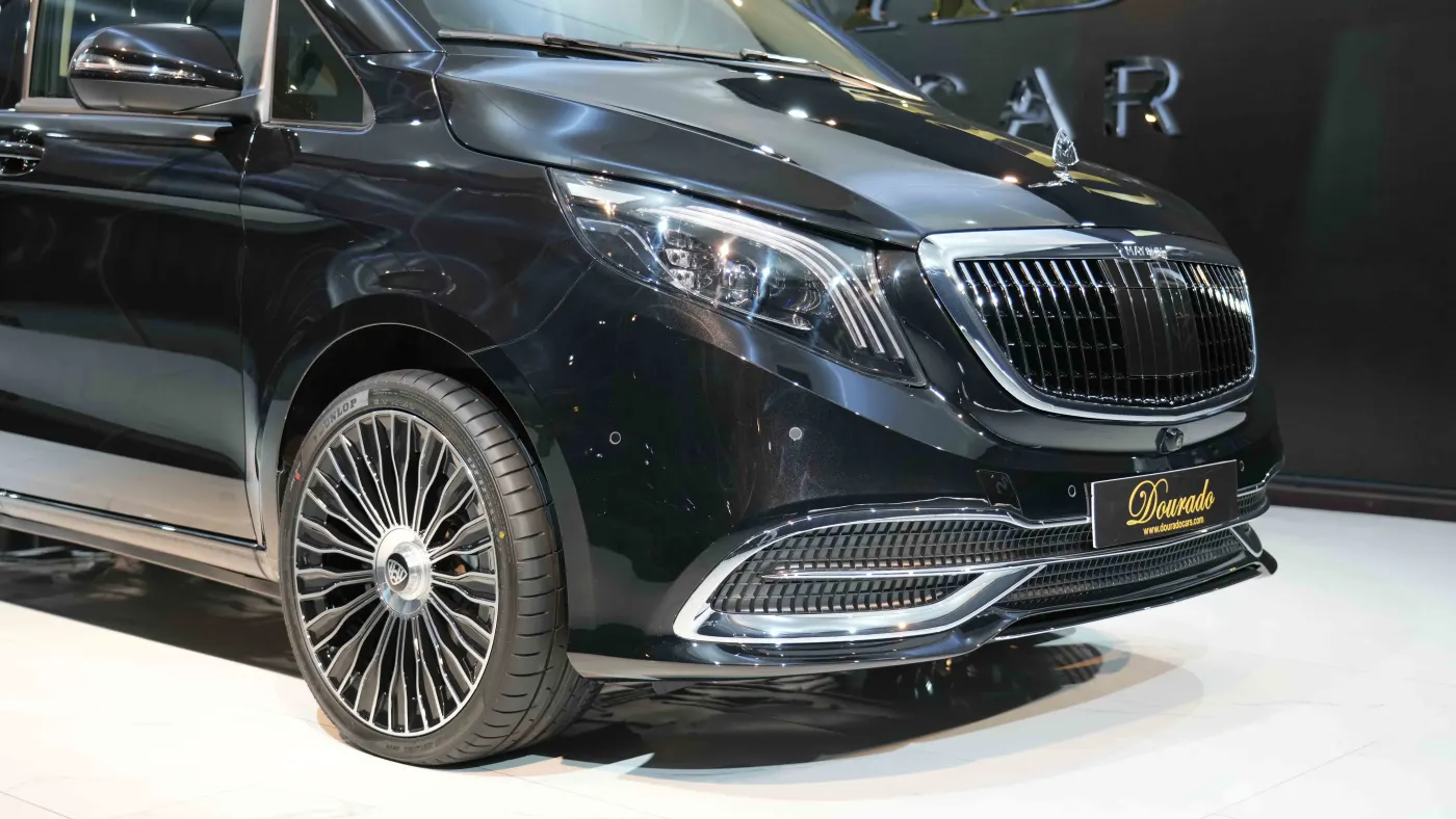 Experience Mercedes-Benz V300D Maybach Kit exclusive vehicle in Dubai