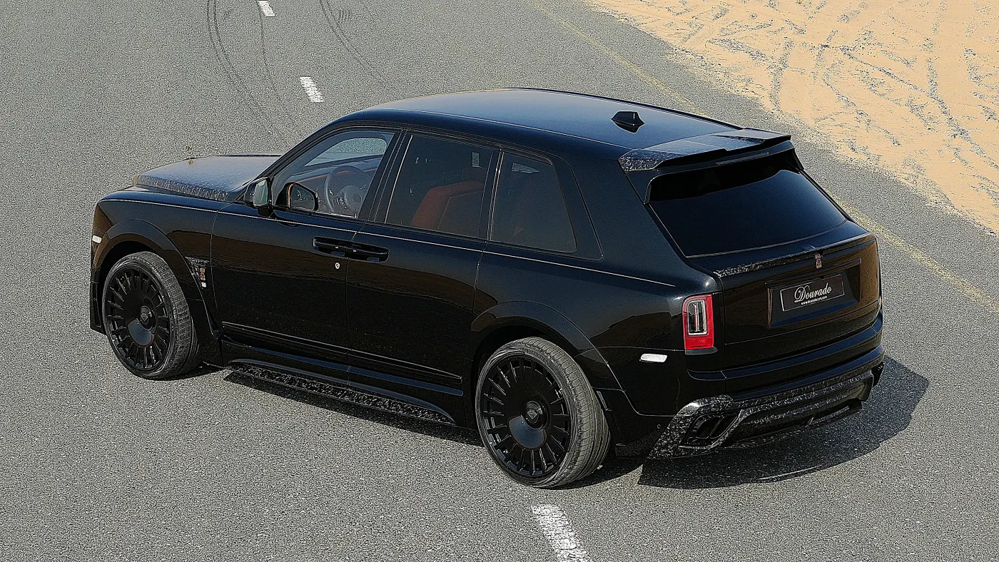 Rolls-Royce Cullinan with Gold Spirit of Ecstasy emblem for sale
