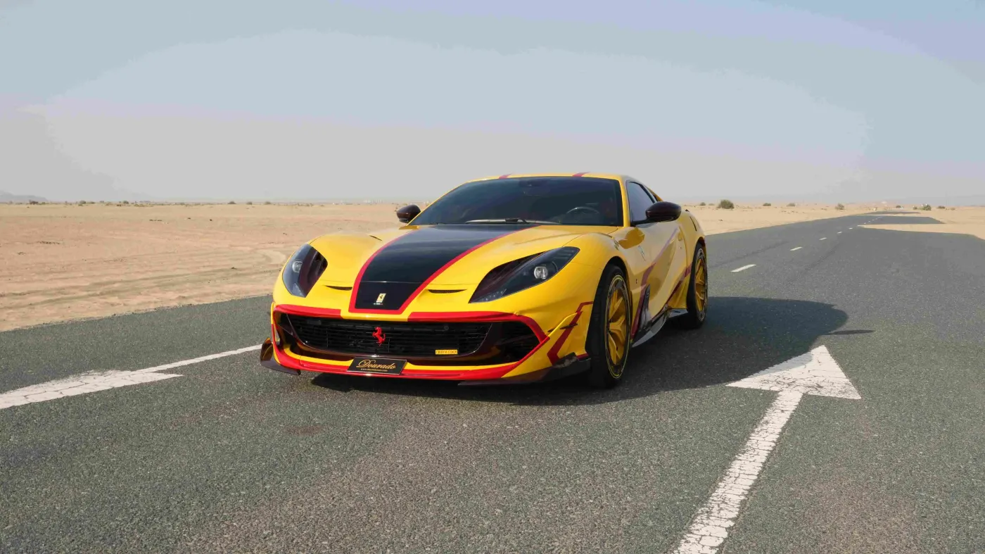 Ferrari 812 Superfast 8XX high-performance V12 supercar Dubai