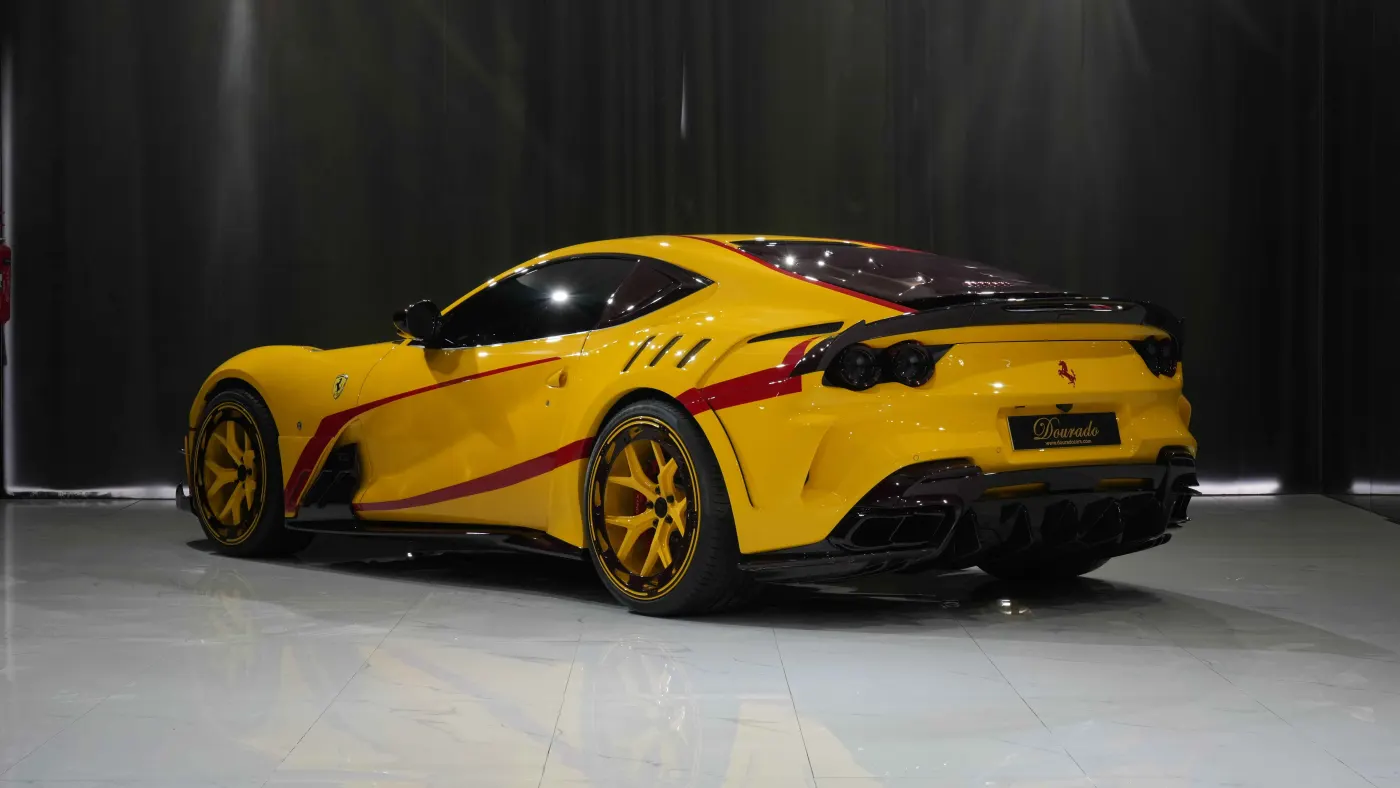 Explore Ferrari 812 Superfast 8XX available at Dubai luxury showroom