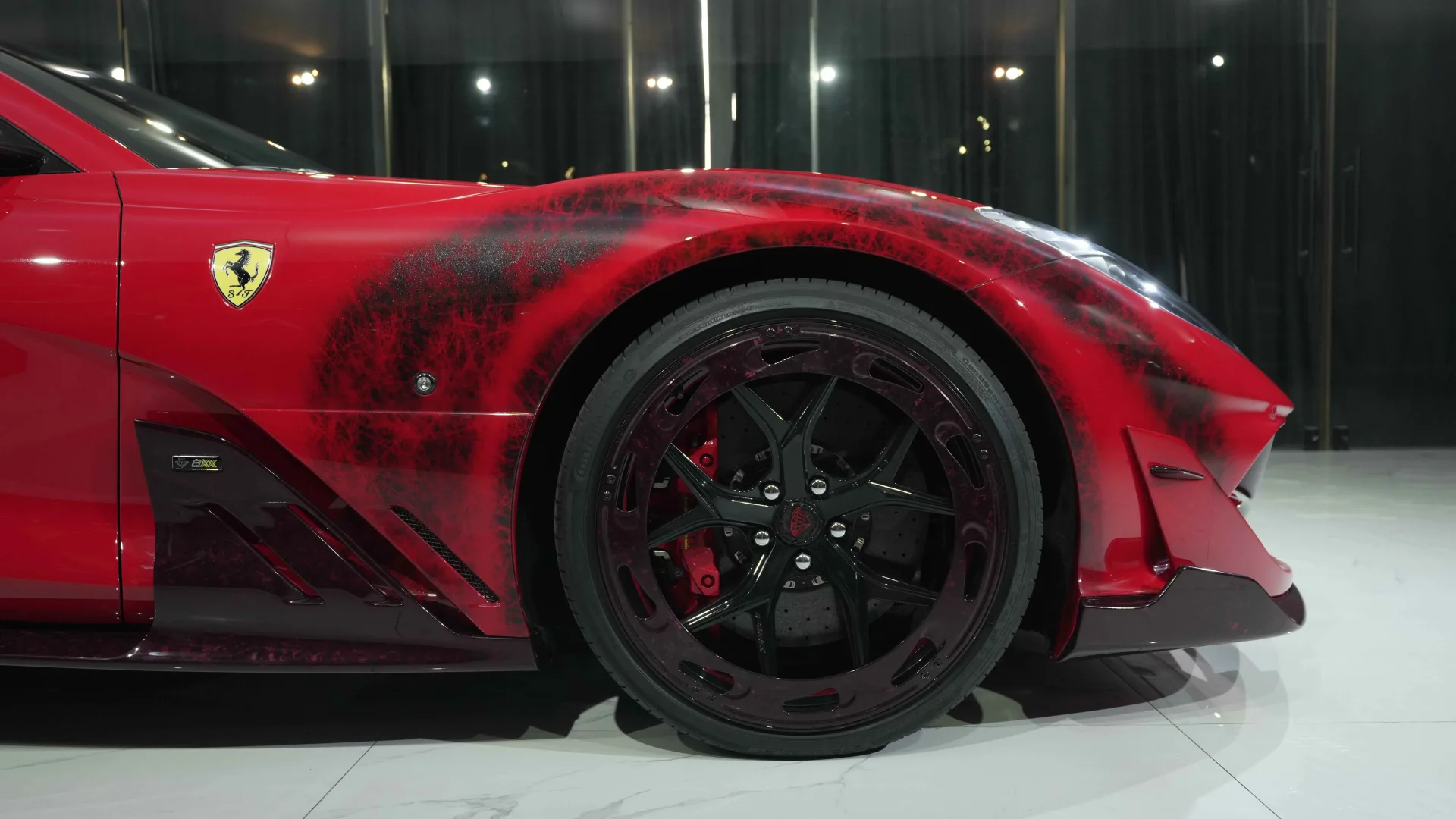 Ferrari 812 GTS Onyx Concept featuring exclusive forged carbon styling