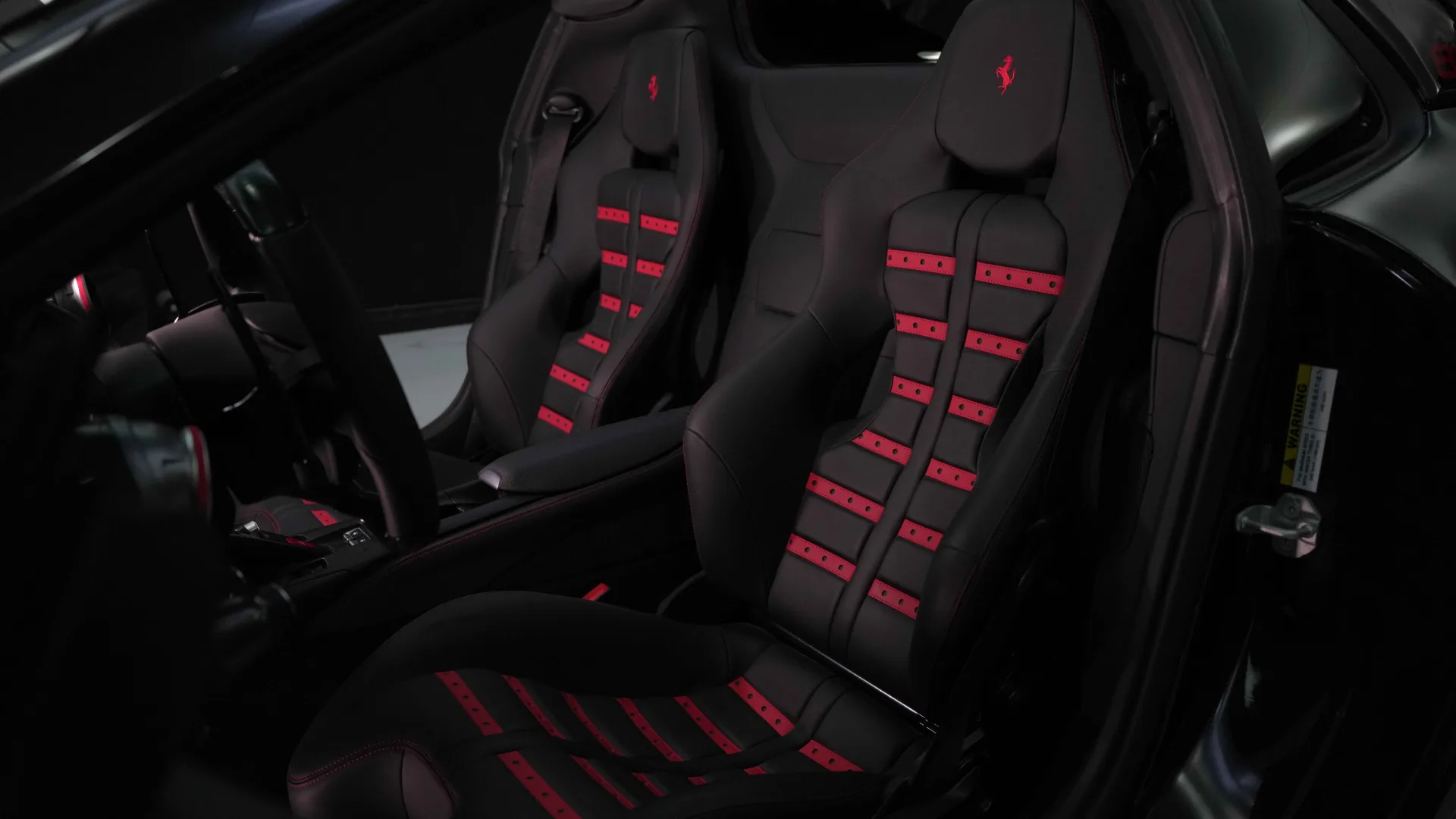 Ferrari 812 GTS finished in Nero Daytona with luxury interior