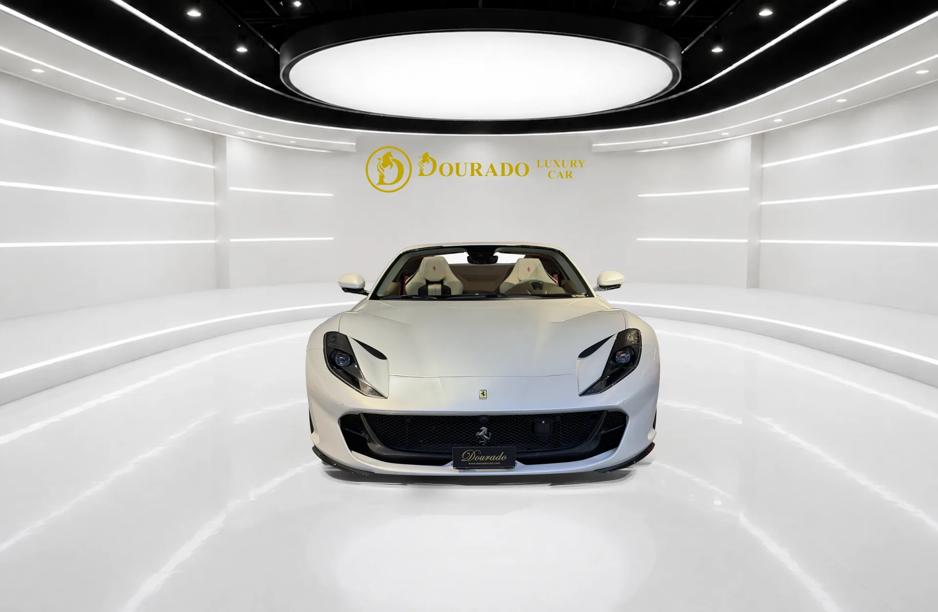 Buy Ferrari 812 GTS White Bianco Italia in Dubai UAE – Exclusive V12 Spider Available Now