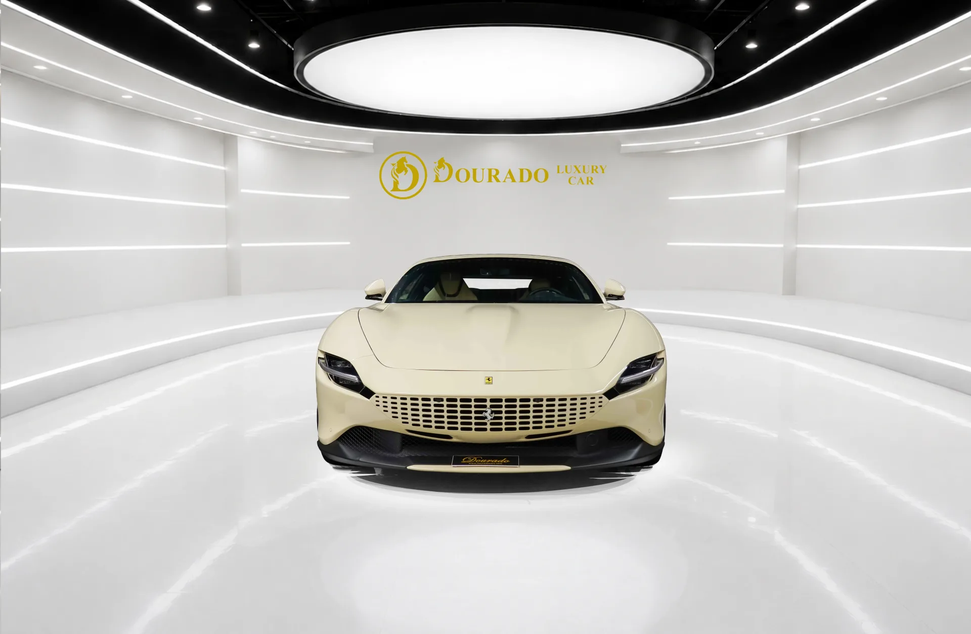 Mint Condition 2022 Ferrari Roma Avorio Beige For Sale Dubai