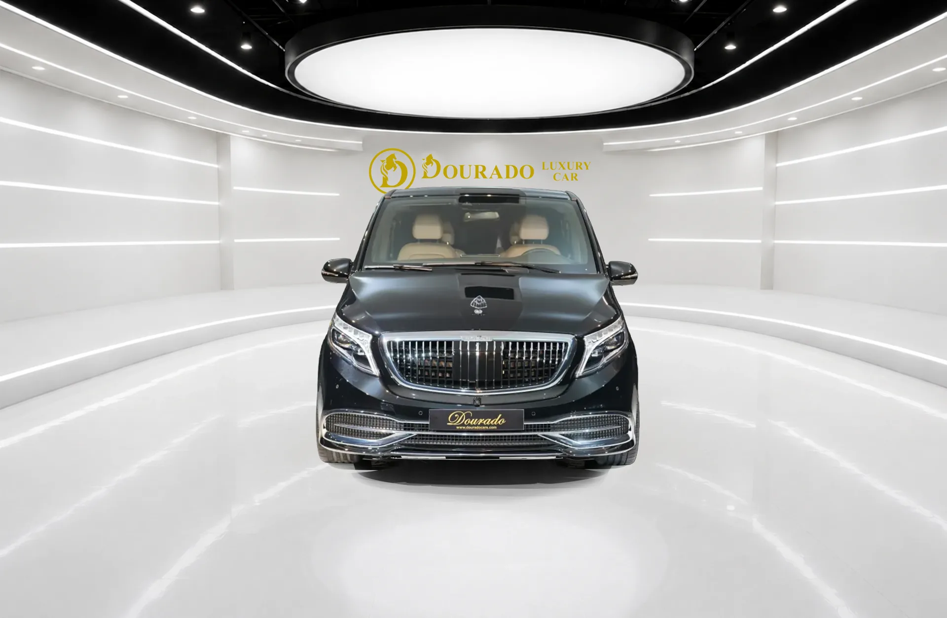 Luxury Mercedes-Benz V250d LWB Maybach Kit New 2023 Black for export from Dubai
