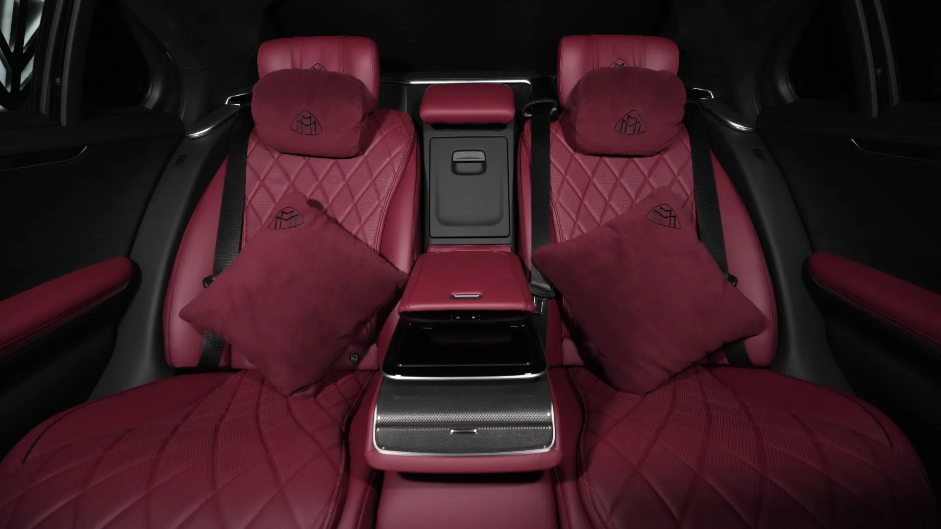 Mercedes-Maybach S580 luxury sedan in Dubai showroom